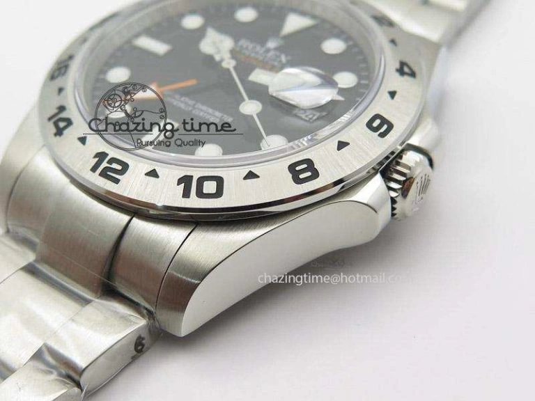 Explorer II 42mm 216570 Noob Best Edition Black Dial on SS Bracelet A23J