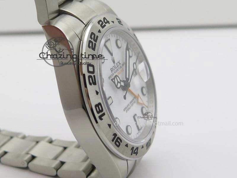 Explorer II 42mm 216570 Noob Best Edition White Dial on SS Bracelet A23J