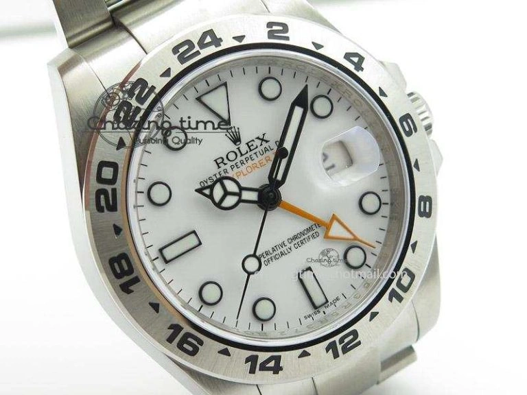 Explorer II 42mm 216570 Noob Best Edition White Dial on SS Bracelet A23J