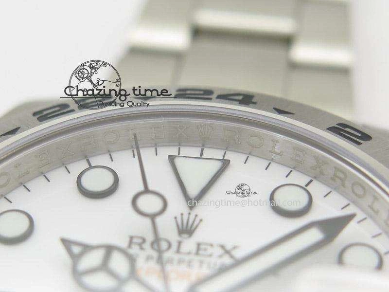 Explorer II 42mm 216570 Noob Best Edition White Dial on SS Bracelet A23J