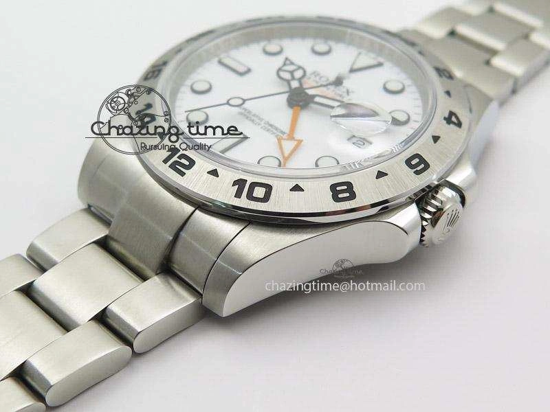 Explorer II 42mm 216570 Noob Best Edition White Dial on SS Bracelet A23J
