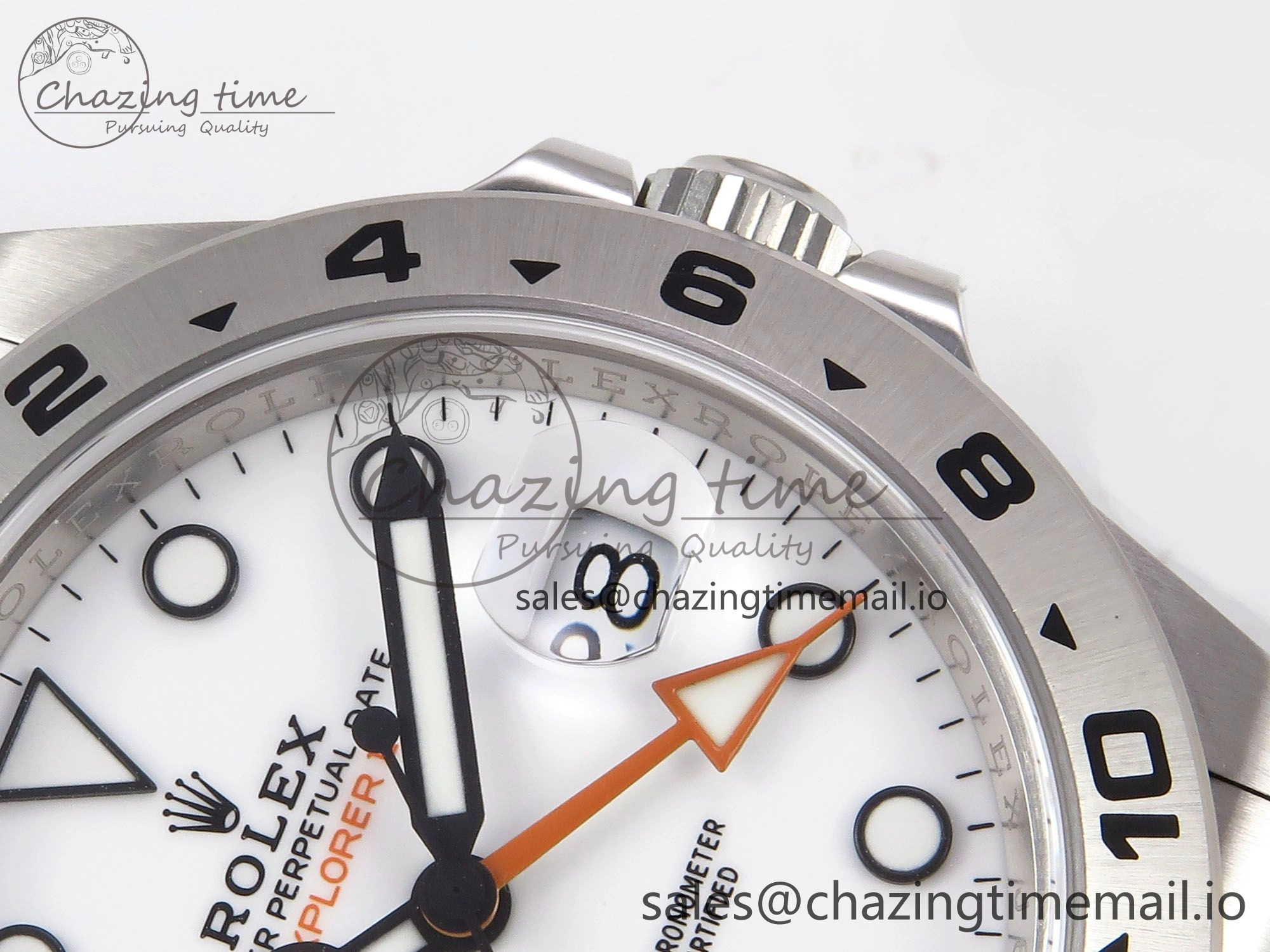 Explorer II 42mm 226570 904L SS Clean 1:1 Best Edition White Dial on Bracelet DD3285 CHS