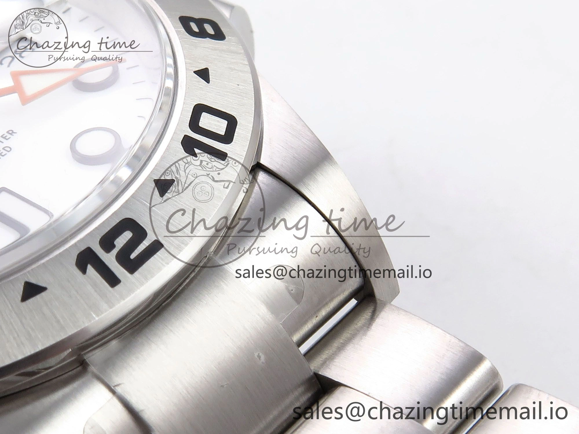 Explorer II 42mm 226570 904L SS Clean 1:1 Best Edition White Dial on Bracelet DD3285 CHS