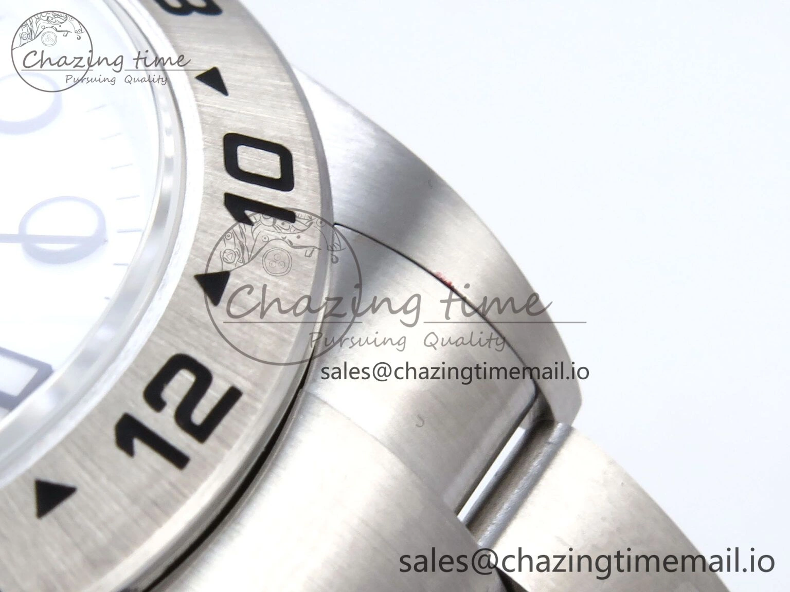 Explorer II 42mm 226570 904L SS QF 1:1 Best Edition White Dial on Bracelet SH3285-2 CHS
