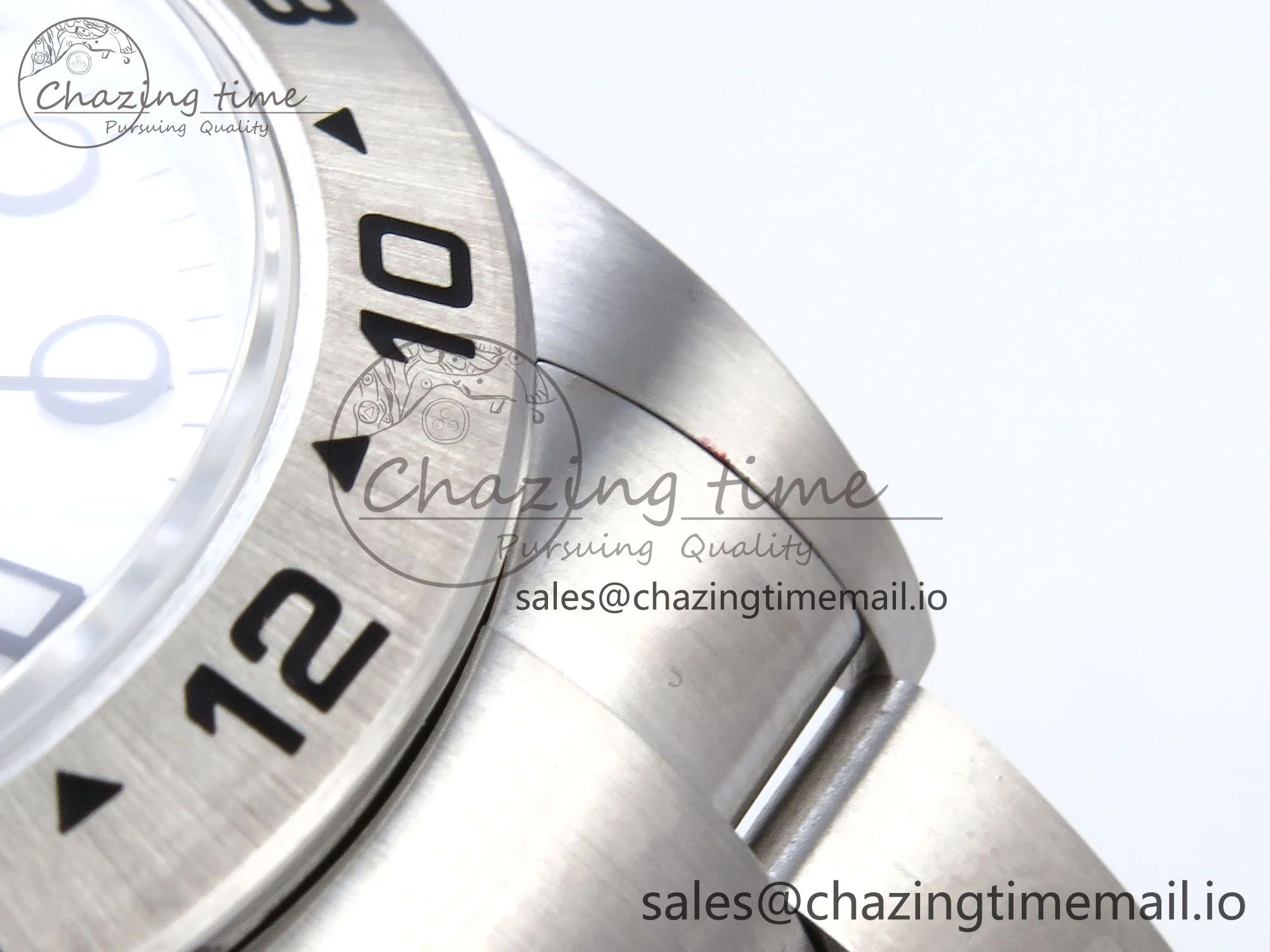 Explorer II 42mm 226570 904L SS QF 1:1 Best Edition White Dial on Bracelet SH3285-2 CHS