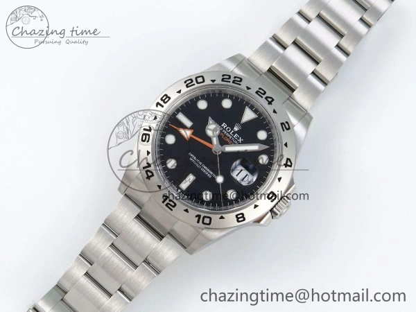 Explorer II 42mm 226570 Black 904L SS C+F 1:1 Best Edition Black Dial on Bracelet VR3285 CHS