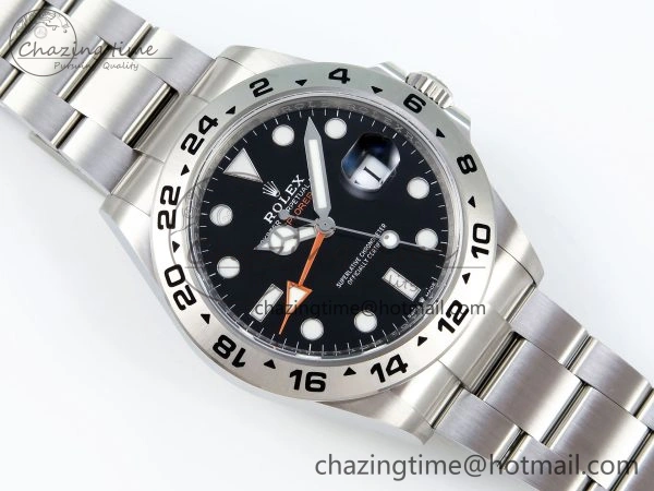 Explorer II 42mm 226570 Black 904L SS C+F 1:1 Best Edition Black Dial on Bracelet VR3285 CHS