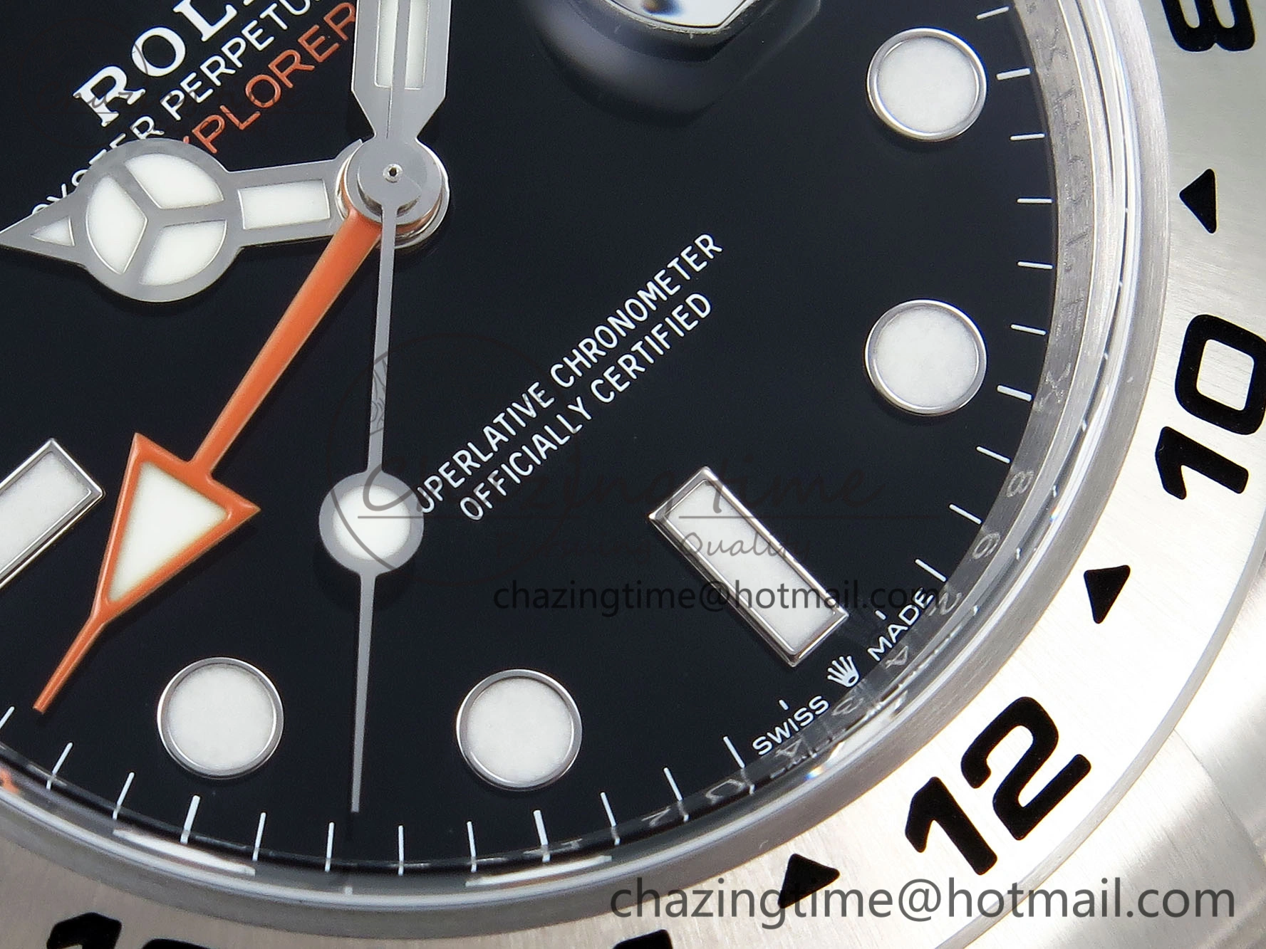 Explorer II 42mm 226570 Black 904L SS C+F 1:1 Best Edition Black Dial on Bracelet VR3285 CHS