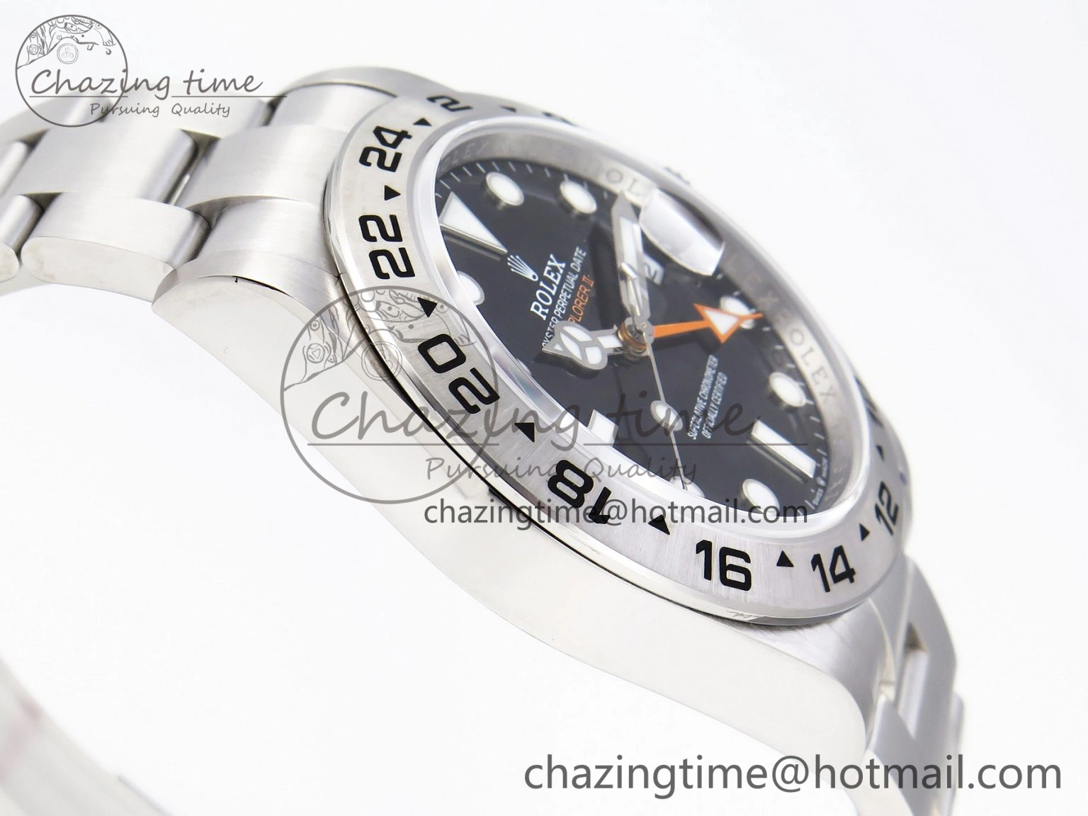 Explorer II 42mm 226570 Black 904L SS GMF 1:1 Best Edition Black Dial on Bracelet VR3285 CHS