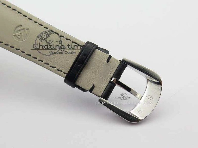 FM SS Diamond Case Best Edition Diamond Dial On Black Leather Strap SEIKO NH05A