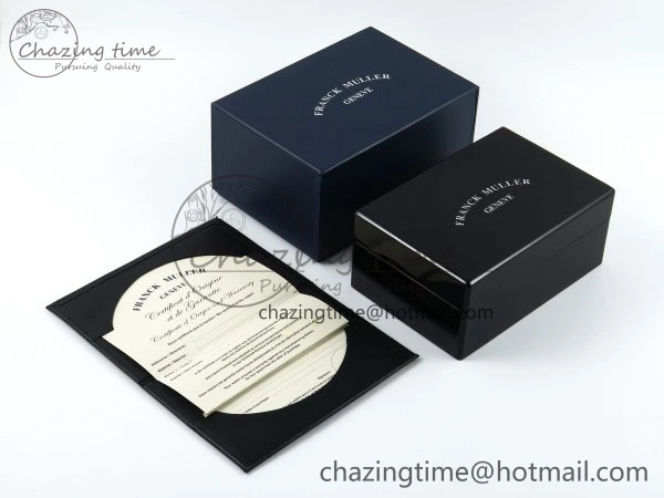FRANCK MULLER BOX SET WITH BOOKLET AND GUARANTEE PAPER