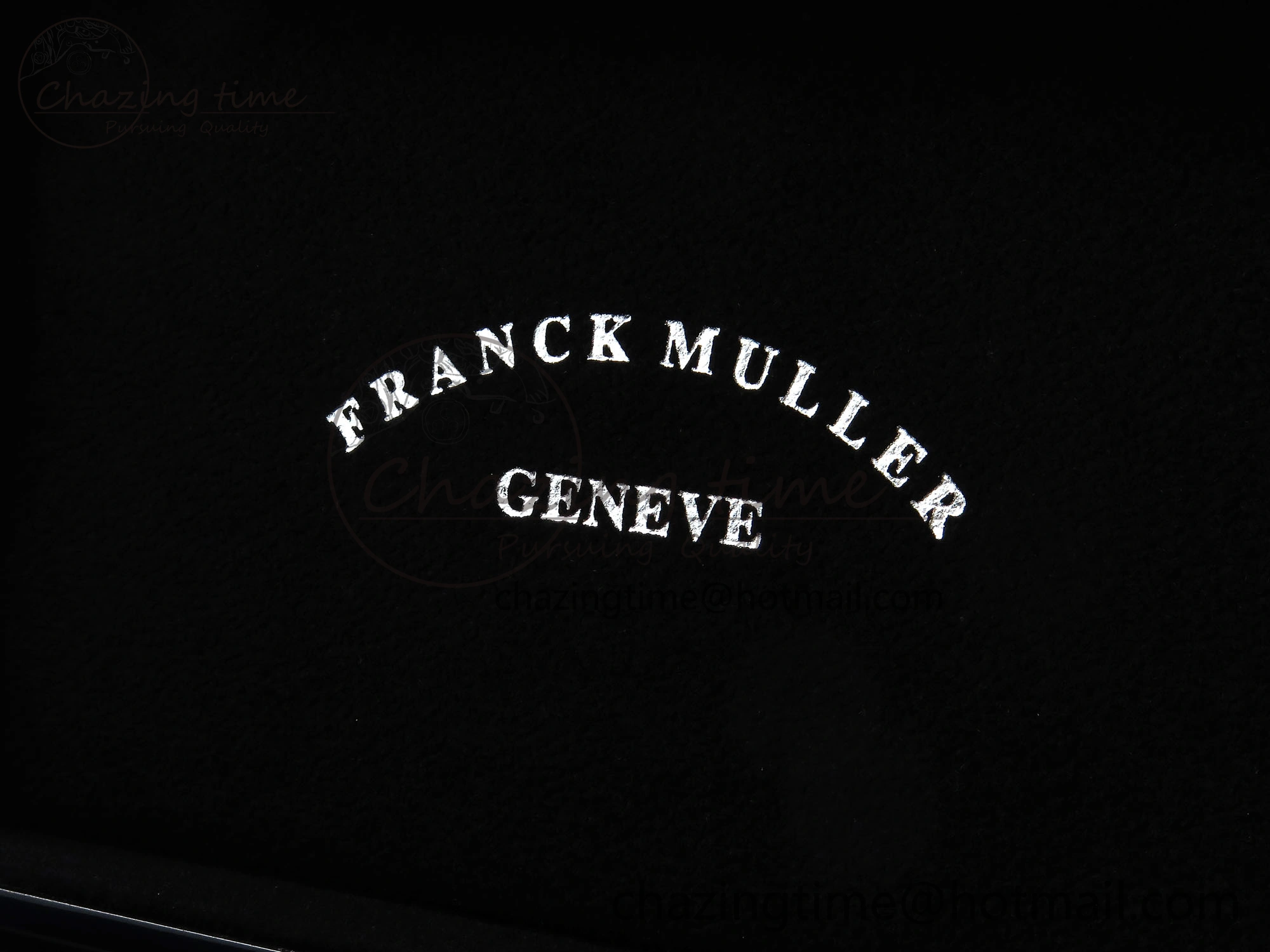 FRANCK MULLER BOX SET WITH BOOKLET AND GUARANTEE PAPER