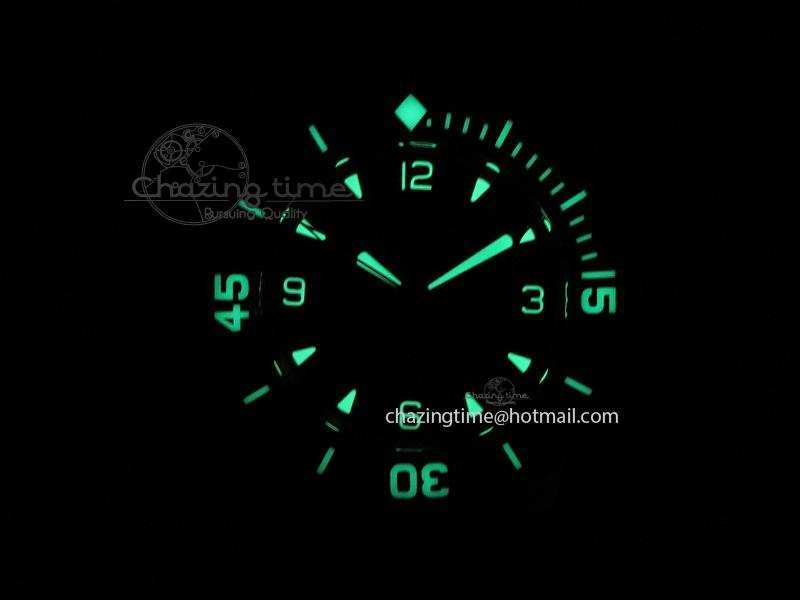 Fifty Fathoms 1:1 Noob Best Edition RG Black Dial on Sail-canvas Strap A2836