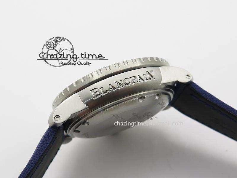 Fifty Fathoms 1:1 Noob Best Edition SS Blue Dial on Canvas Strap A2836