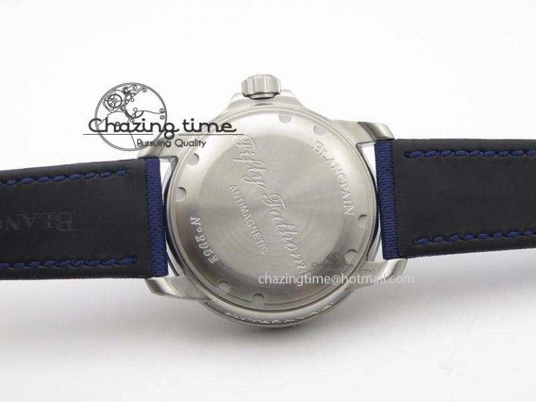 Fifty Fathoms 1:1 Noob Best Edition SS Blue Dial on Canvas Strap A2836