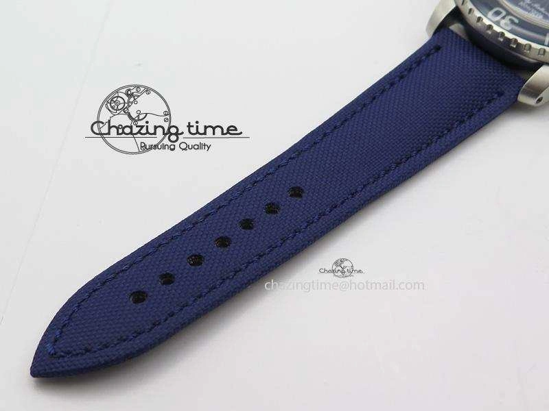 Fifty Fathoms 1:1 Noob Best Edition SS Blue Dial on Canvas Strap A2836