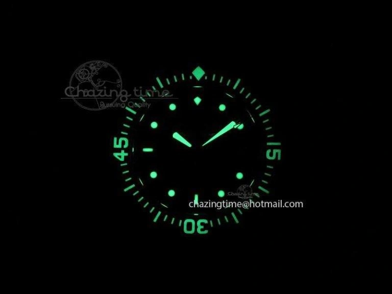 Fifty Fathoms 1:1 Noob Best Edition SS “No Radiation” Dial on Canvas Strap A2836