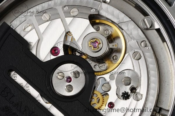 Fifty Fathoms 5008D No Rad SS 1:1 GSF Best Edition Black Dial on Black Rubber Strap A1151