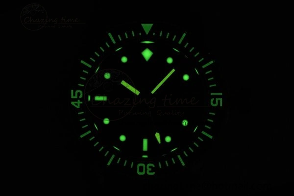 Fifty Fathoms 5008D No Rad SS 1:1 GSF Best Edition Black Dial on Black Rubber Strap A1151
