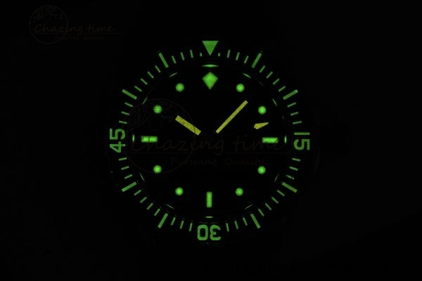 Fifty Fathoms 5008E No Rad Only Watch SS 1:1 GSF Best Edition Black Dial on Black Rubber Strap A1151