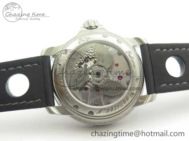 Fifty Fathoms 5015C SS Black ZF 1:1 Best Edition Black Dial On Nylon Strap A1315