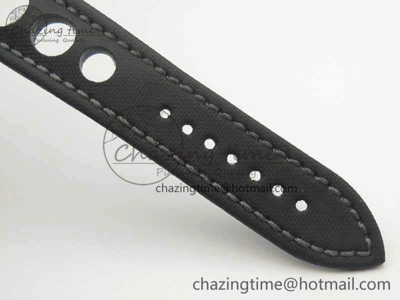 Fifty Fathoms 5015C SS Black ZF 1:1 Best Edition Black Dial On Nylon Strap A1315
