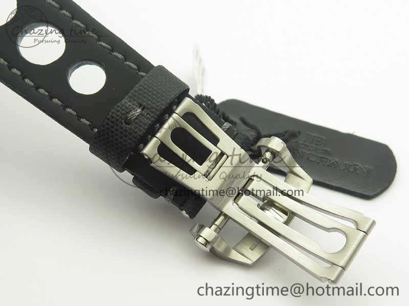 Fifty Fathoms 5015C SS Black ZF 1:1 Best Edition Black Dial On Nylon Strap A1315
