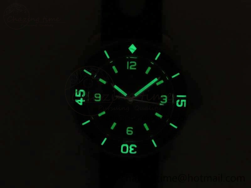 Fifty Fathoms 5015C SS Black ZF 1:1 Best Edition Black Dial On Nylon Strap A1315