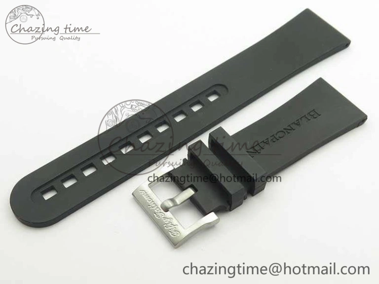 Fifty Fathoms 5015C SS Black ZF 1:1 Best Edition Black Dial On Nylon Strap A1315