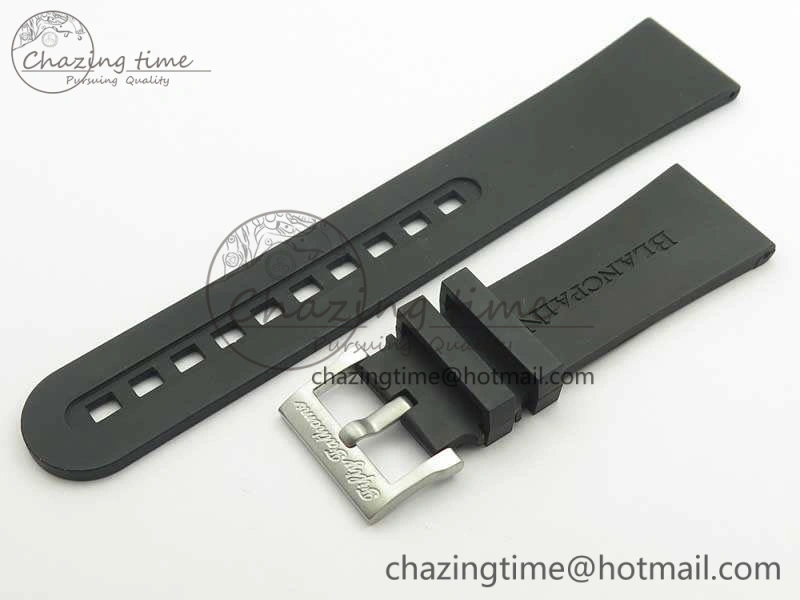 Fifty Fathoms 5015C SS Black ZF 1:1 Best Edition Black Dial On Nylon Strap A1315