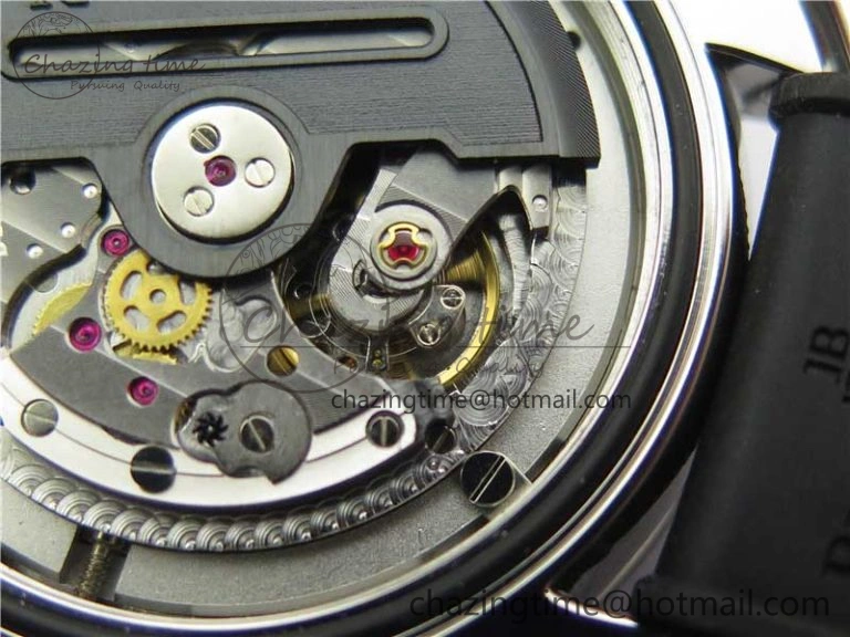Fifty Fathoms Barakuda 5008B 40mm SS 1:1 ZF Best Edition Black Dial on Black Rubber Strap A1151