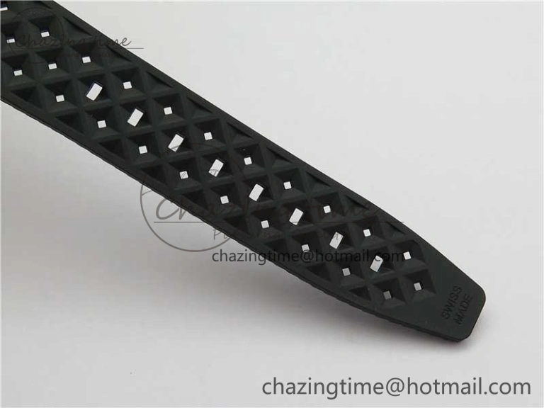 Fifty Fathoms Barakuda 5008B 40mm SS 1:1 ZF Best Edition Black Dial on Black Rubber Strap A1151
