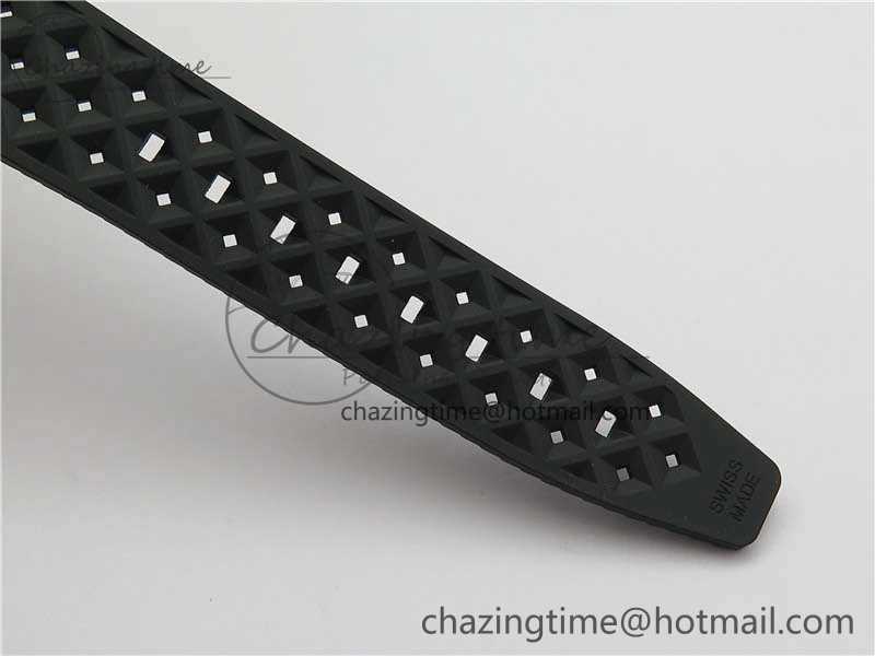 Fifty Fathoms Barakuda 5008B 40mm SS 1:1 ZF Best Edition Black Dial on Black Rubber Strap A1151