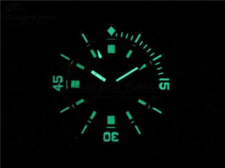 Fifty Fathoms Barakuda 5008B 40mm SS 1:1 ZF Best Edition Black Dial on Black Rubber Strap A1151