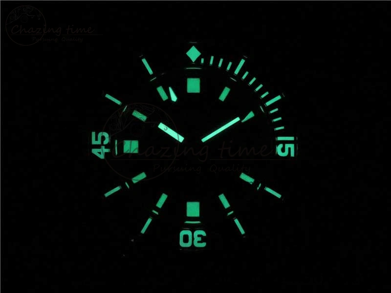 Fifty Fathoms Barakuda 5008B 40mm SS 1:1 ZF Best Edition Black Dial on Black Rubber Strap A1151