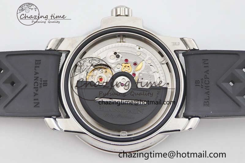 Fifty Fathoms Barakuda 5008B 40mm SS GSF 1:1 Best Edition Black Dial on Black Rubber Strap A1151