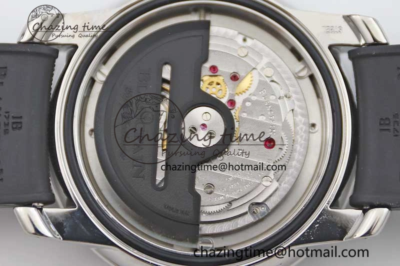 Fifty Fathoms Barakuda 5008B 40mm SS GSF 1:1 Best Edition Black Dial on Black Rubber Strap A1151