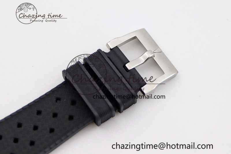 Fifty Fathoms Barakuda 5008B 40mm SS GSF 1:1 Best Edition Black Dial on Black Rubber Strap A1151