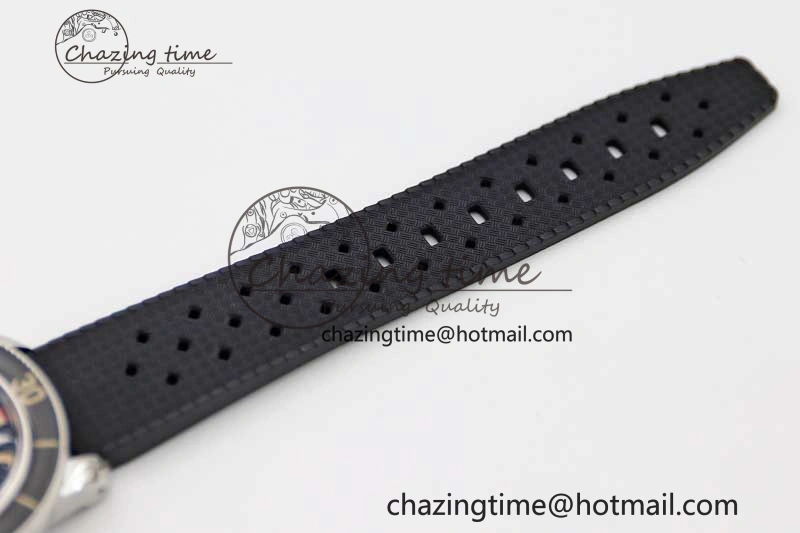 Fifty Fathoms Barakuda 5008B 40mm SS GSF 1:1 Best Edition Black Dial on Black Rubber Strap A1151