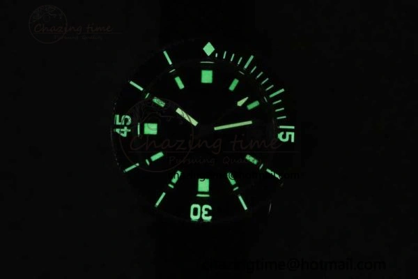 Fifty Fathoms Barakuda 5008B 40mm SS GSF 1:1 Best Edition Black Dial on Black Rubber Strap A1151