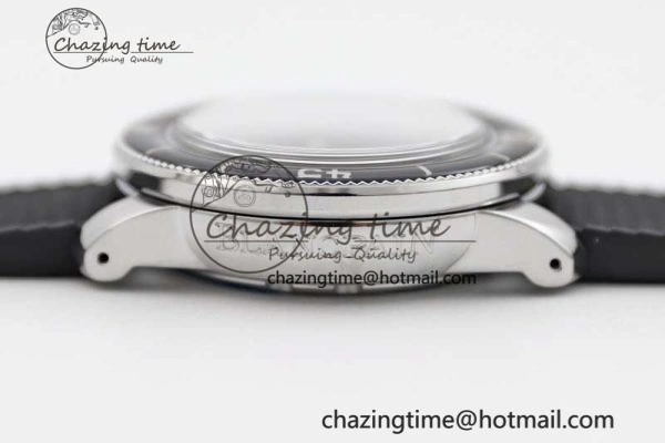 Fifty Fathoms Barakuda 5008B 40mm SS GSF 1:1 Best Edition Black Dial on Black Rubber Strap A1151