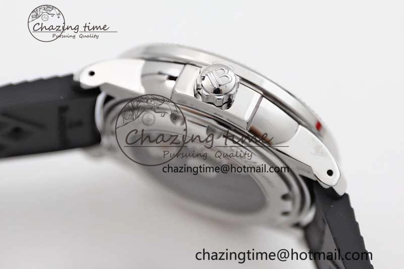 Fifty Fathoms Barakuda 5008B 40mm SS GSF 1:1 Best Edition Black Dial on Black Rubber Strap A1151