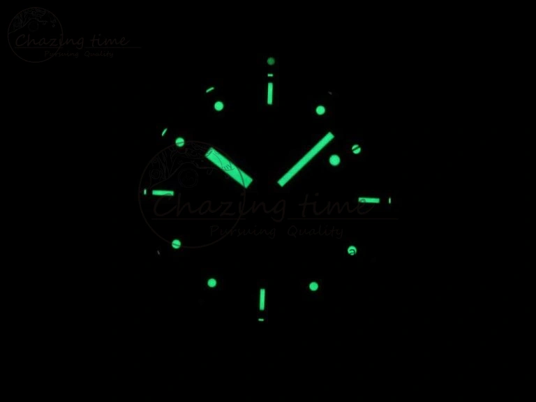Fifty Fathoms Bathyscaphe 43mm SS GF 1:1 Best Edition Black Dial on Sail-canvas Strap A1315