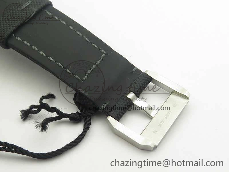 Fifty Fathoms Bathyscaphe 43mm SS ZF 1:1 Best Edition Gray Dial On Sail-Canvas Strap A1315