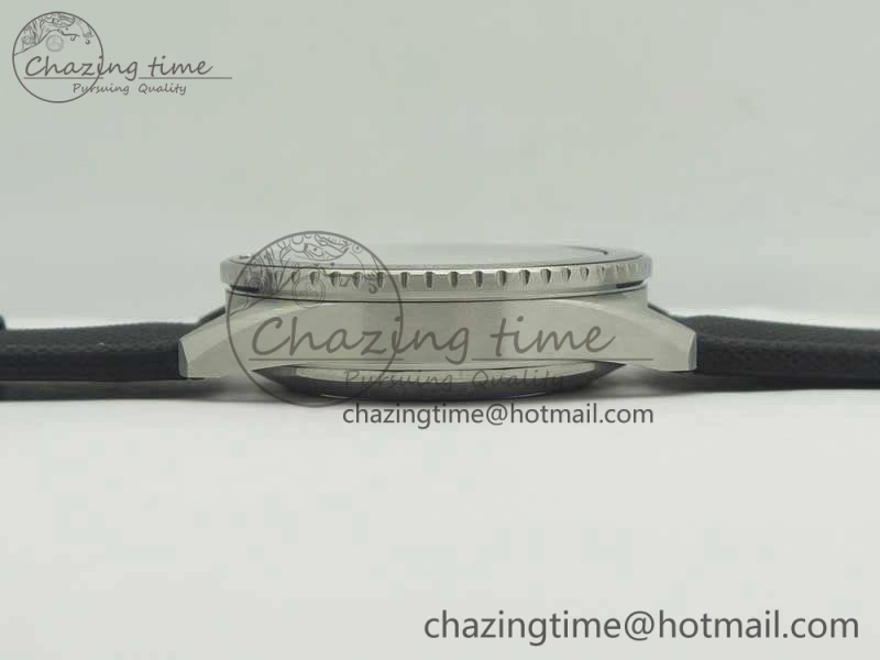 Fifty Fathoms Bathyscaphe 43mm SS ZF 1:1 Best Edition Gray Dial On Sail-Canvas Strap A1315