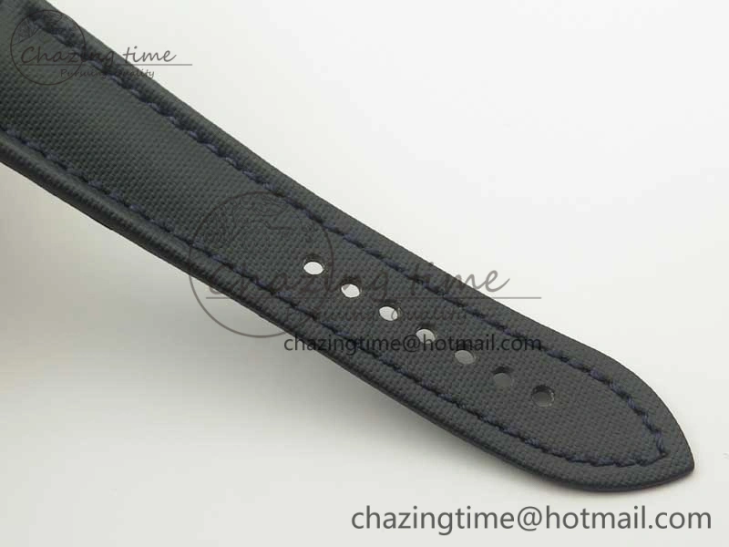 Fifty Fathoms Bathyscaphe Ceramic ZF 1:1 Best Edition Blue Dial on Blue Sail-Canvas Strap A1315