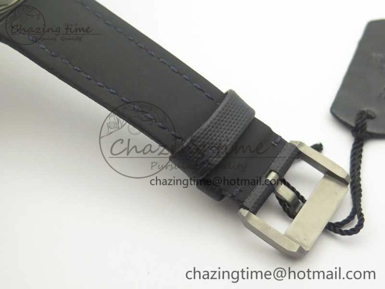 Fifty Fathoms Bathyscaphe Ceramic ZF 1:1 Best Edition Blue Dial on Blue Sail-Canvas Strap A1315
