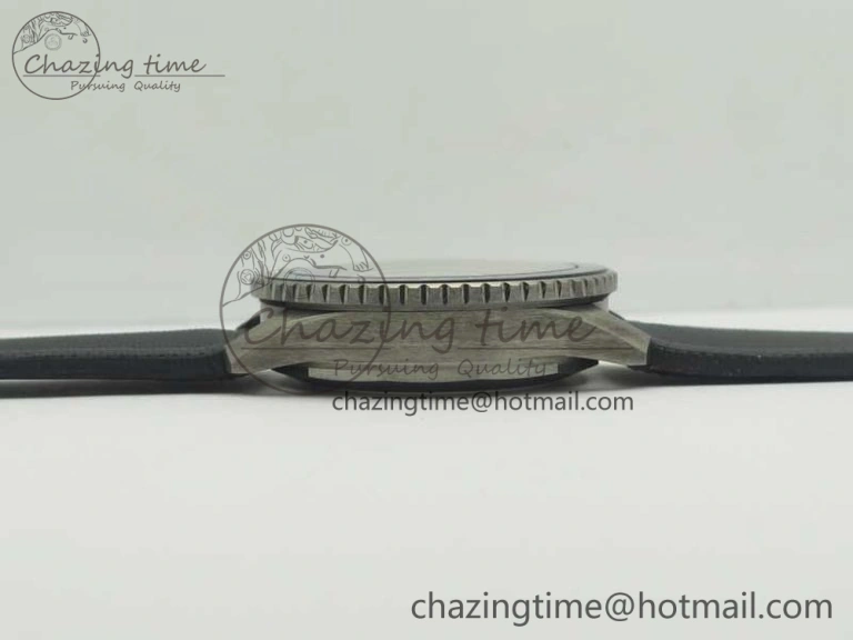 Fifty Fathoms Bathyscaphe Ceramic ZF 1:1 Best Edition Blue Dial on Blue Sail-Canvas Strap A1315