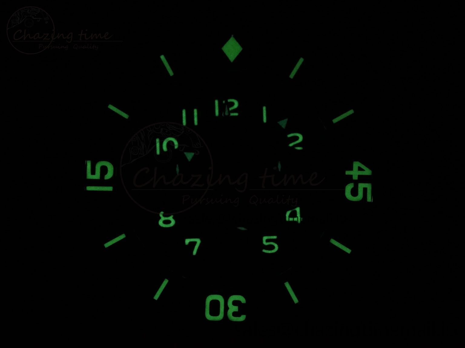 Fifty Fathoms Chrono SS OMF 1:1 Best Edition Black Numeral Dial on Black Sail-canvas Strap A7750