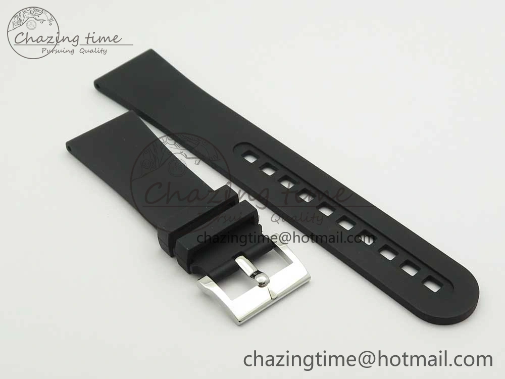 Fifty Fathoms Chronograph SS OMF 1:1 Best Edition Black Dial on Black Nylon Strap A7750